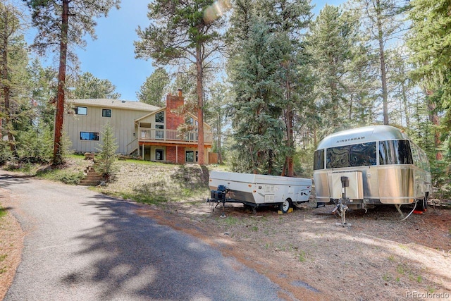 8795 Rudd Rd, Evergreen, CO 80439 - view of road with stairs