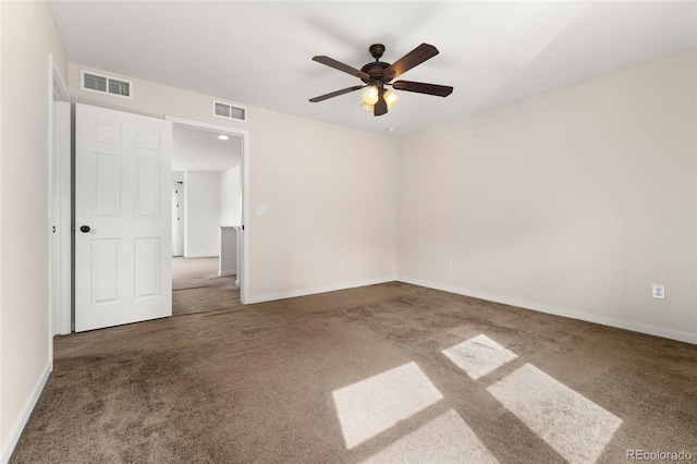 3692 Celestial Ave, Castle Rock, CO 80109 - unfurnished room featuring carpet, a ceiling fan, and baseboards
