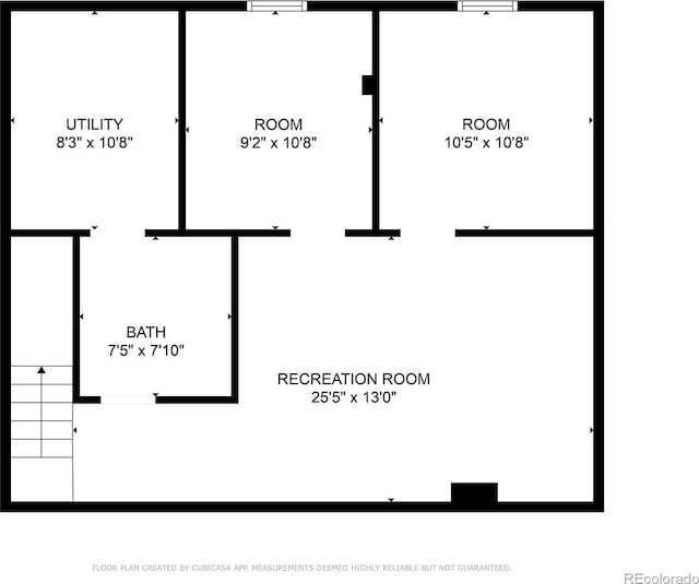 7431 Webster St, Arvada, CO 80003 - floor plan / room layout