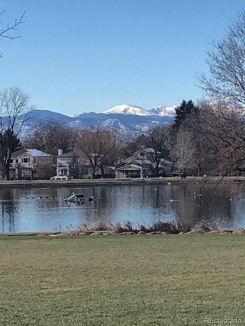 21 N Washington St Unit 301, Denver, CO 80203 - water view featuring mountains