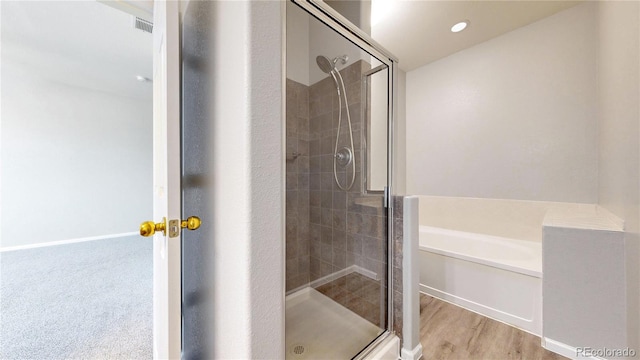 16047 E Geddes Ln Unit 128, Aurora, CO 80016 - full bathroom with a stall shower and a bath