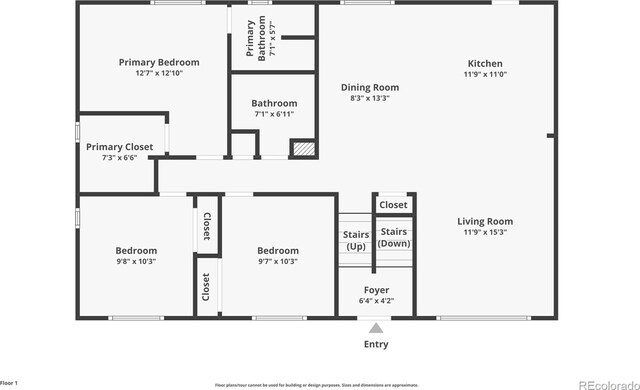 13249 W Jewell Pl, Lakewood, CO 80228 - view of home floor plan