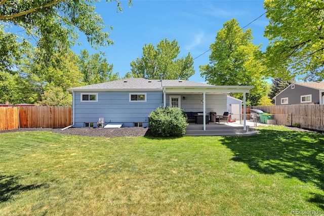 6179 S Bemis St, Littleton, CO 80120 - rear view of property with a patio area