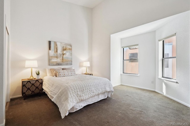 bedroom featuring carpet flooring