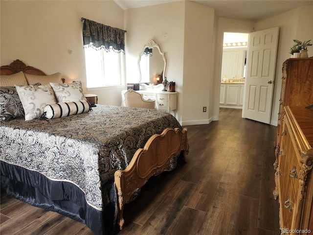 21924 E Lake Ave, Aurora, CO 80015 - bedroom with wood finished floors and baseboards
