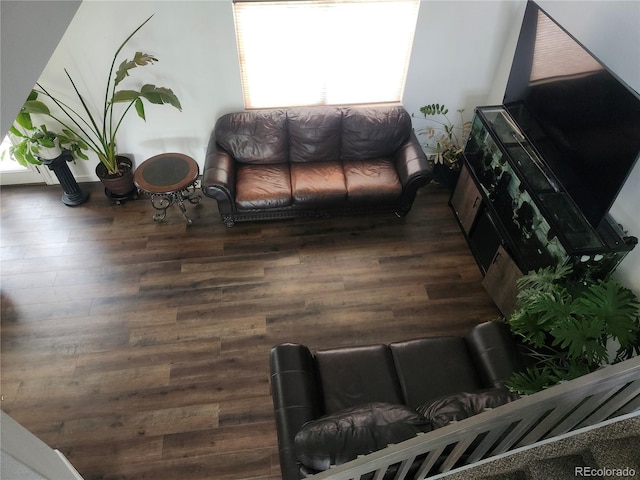 21924 E Lake Ave, Aurora, CO 80015 - living room with wood finished floors