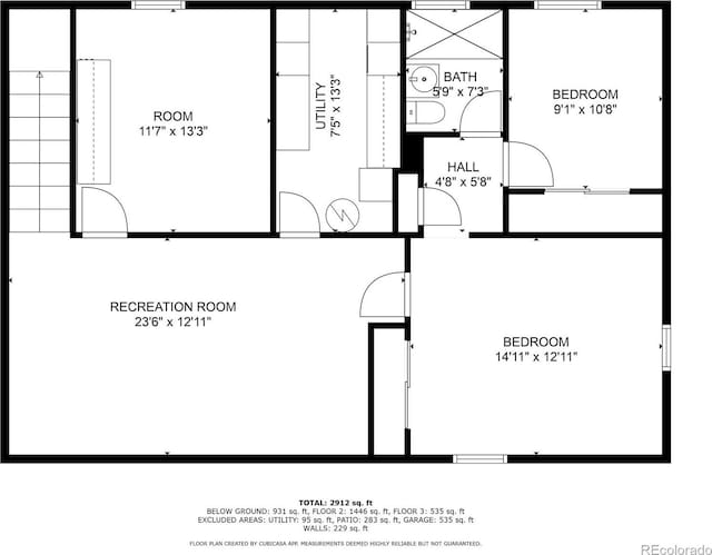 5947 W 65th Ave, Arvada, CO 80003 - view of home floor plan