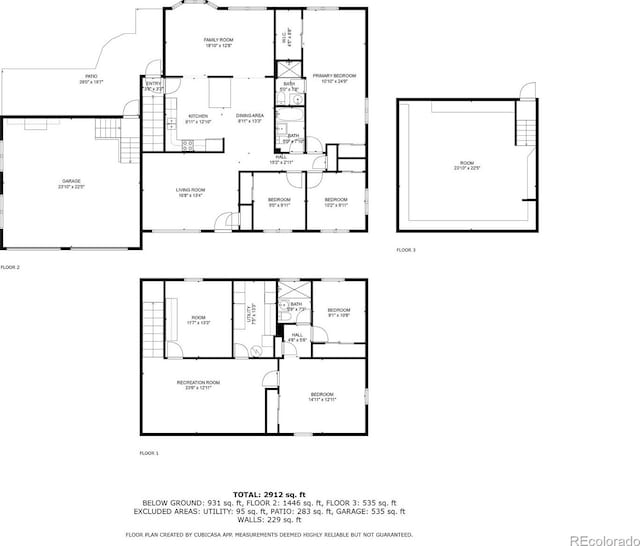 5947 W 65th Ave, Arvada, CO 80003 - view of floor plan / room layout