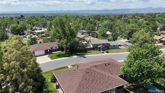 5947 W 65th Ave, Arvada, CO 80003 - aerial view of residential area featuring a mountain backdrop