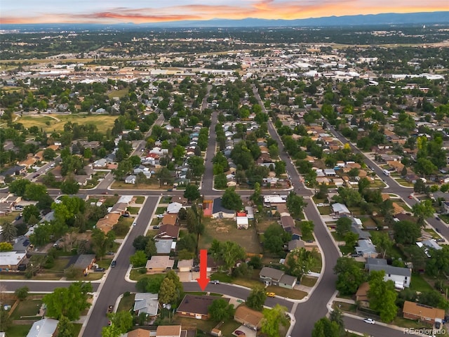 5947 W 65th Ave, Arvada, CO 80003 - aerial view at dusk of a residential view