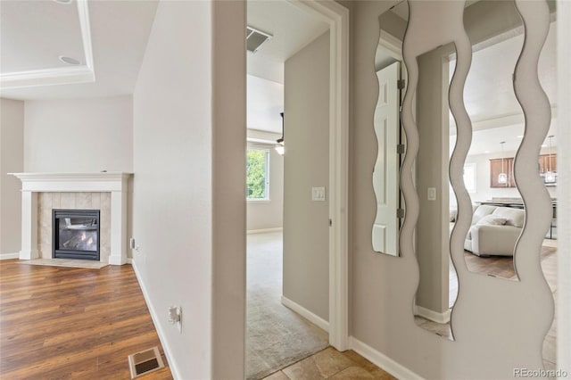 4545 Oxbow Dr, Brighton, CO 80601 - corridor with baseboards
