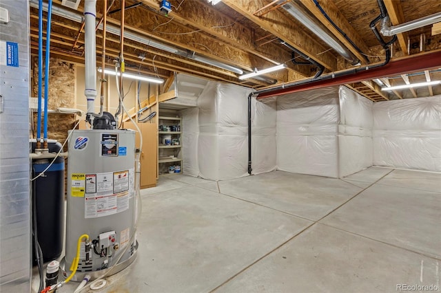 4545 Oxbow Dr, Brighton, CO 80601 - unfinished basement featuring water heater