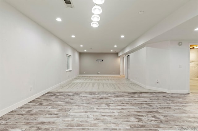 4545 Oxbow Dr, Brighton, CO 80601 - unfurnished room featuring light wood-style floors, recessed lighting, and baseboards