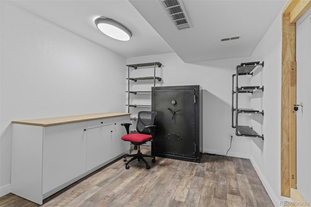 8979 Lariat Loop, Elizabeth, CO 80107 - home office featuring wood finished floors and baseboards