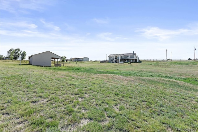 8979 Lariat Loop, Elizabeth, CO 80107 - view of green lawn with a view of rural / pastoral area