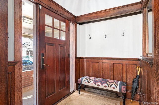 view of mudroom