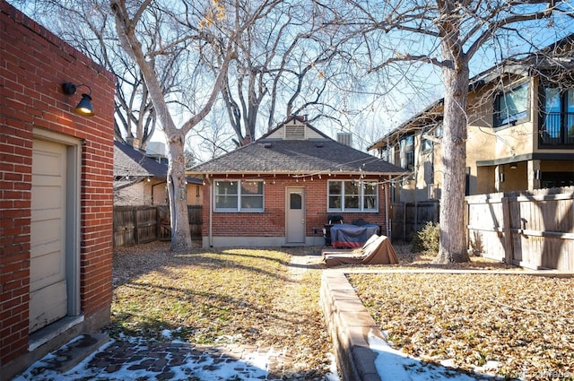 view of rear view of house