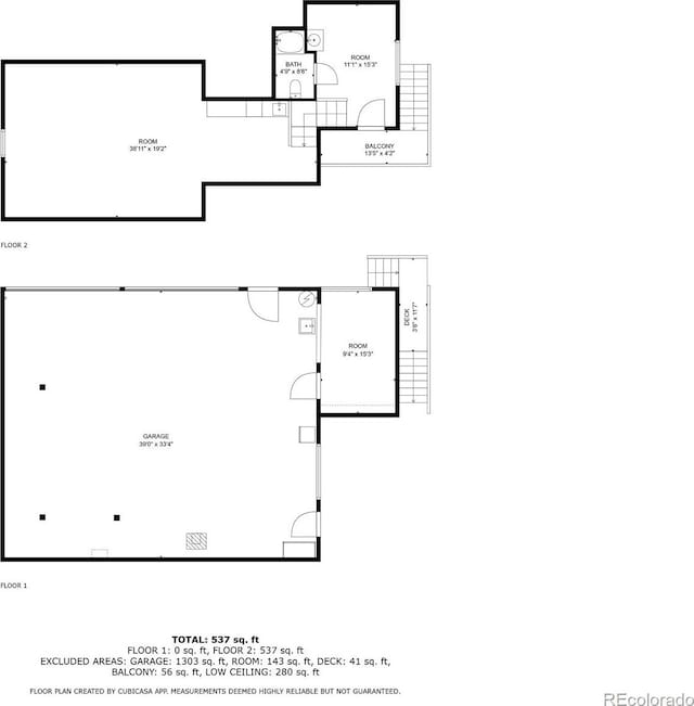 9061 N Rex Ln, Conifer, CO 80433 - home floor plan