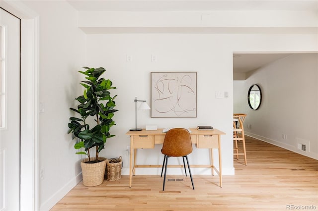 2263 Yellowstone St, Golden, CO 80401 - home office featuring wood finished floors