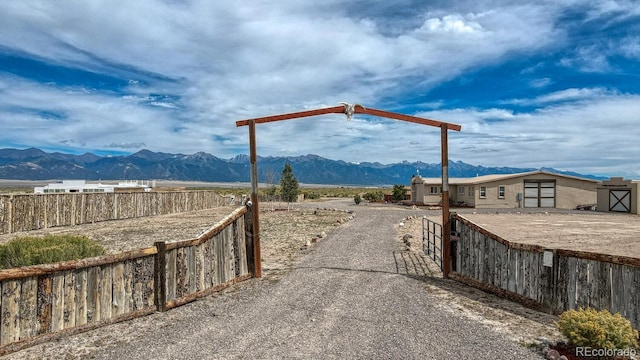 56506 County Road Aa, Moffat, CO 81143 - view of yard featuring a mountain view
