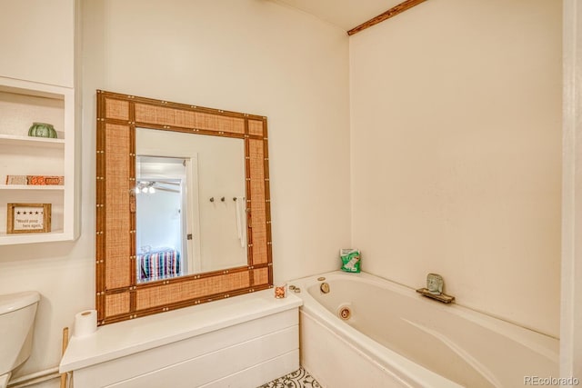 56506 County Road Aa, Moffat, CO 81143 - bathroom featuring a bath and toilet