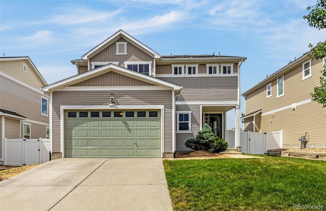 20109 Randolph Pl, Denver, CO 80249 - view of front of house with a gate, driveway, and roof mounted solar panels