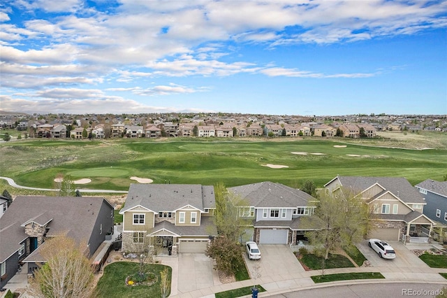 2349 Hickory Pl, Erie, CO 80516 - birds eye view of property featuring view of golf course and a residential view