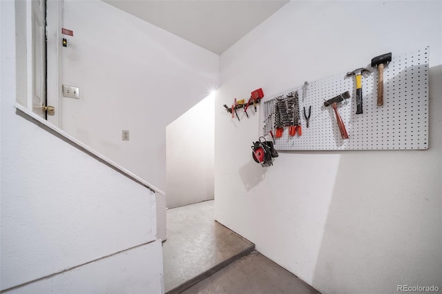 8621 E Dry Creek Rd Unit 325, Englewood, CO 80112 - stairs with concrete floors