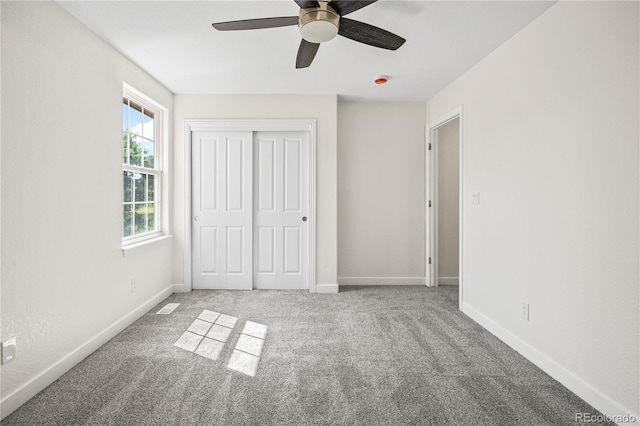 1511 Peninsula Cir, Castle Rock, CO 80104 - unfurnished bedroom featuring carpet floors, a closet, and ceiling fan