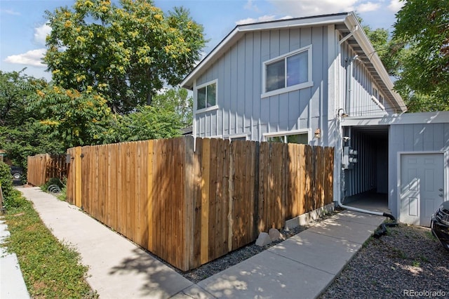 2854 N Lowell Blvd, Denver, CO 80211 - view of side of property featuring board and batten siding
