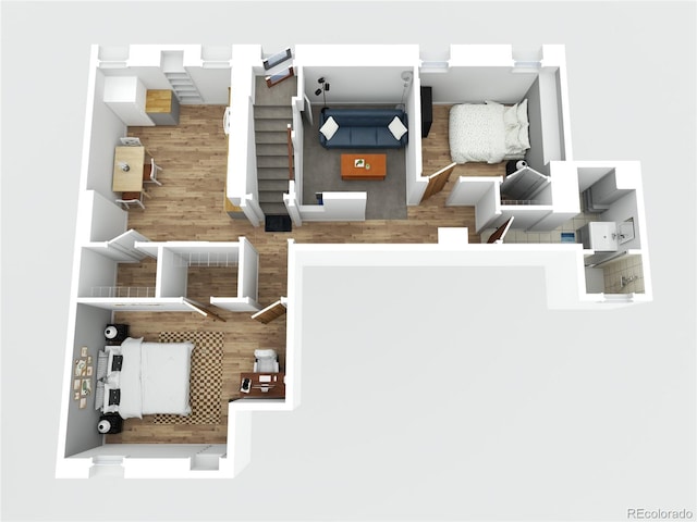 1120 N Clarkson St Unit 6, Denver, CO 80218 - home floor plan