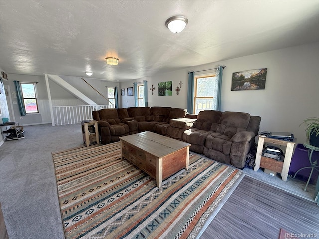 14 W 3rd St, Flagler, CO 80815 - view of carpeted living area