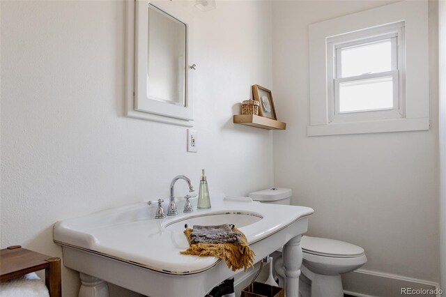 bathroom with toilet