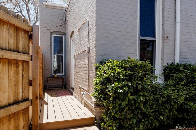 view of side of home