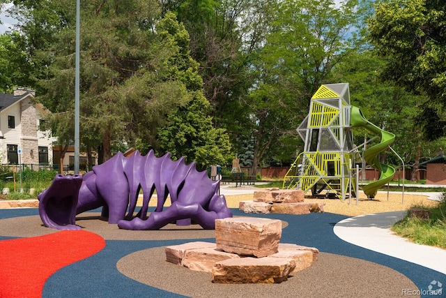 2442 S Saint Paul St, Denver, CO 80210 - community playground with view of scattered trees