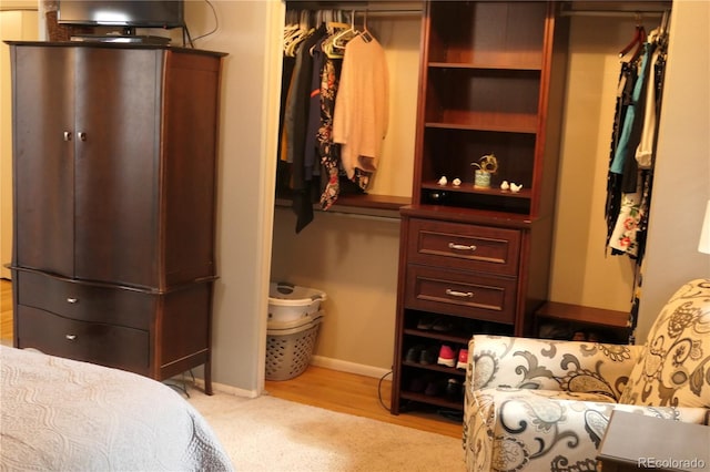 1936 S Poplar St, Denver, CO 80224 - bedroom with baseboards and wood finished floors