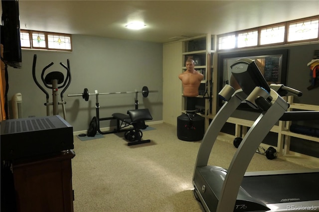 1936 S Poplar St, Denver, CO 80224 - exercise room with carpet