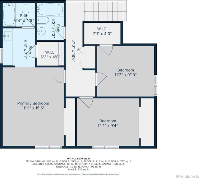 1936 S Poplar St, Denver, CO 80224 - view of home floor plan