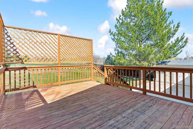 7158 W Roxbury Ave, Littleton, CO 80128 - view of wooden deck