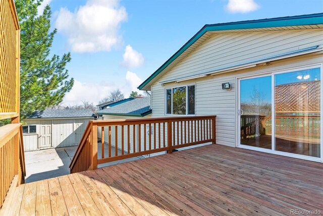 7158 W Roxbury Ave, Littleton, CO 80128 - view of wooden deck