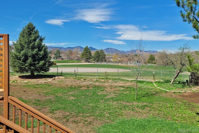 7158 W Roxbury Ave, Littleton, CO 80128 - view of yard featuring a mountain view