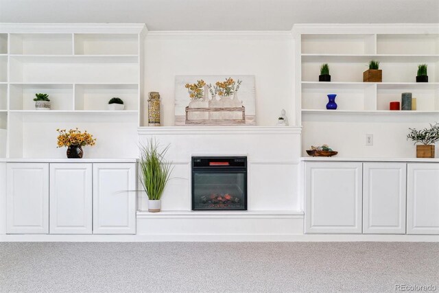 7158 W Roxbury Ave, Littleton, CO 80128 - unfurnished living room with crown molding