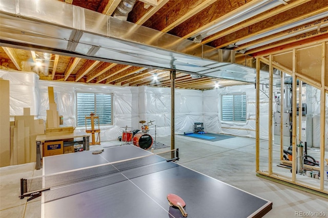 6093 Carmon Dr, Windsor, CO 80550 - recreation room featuring concrete flooring