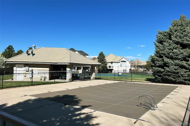 view of basketball court