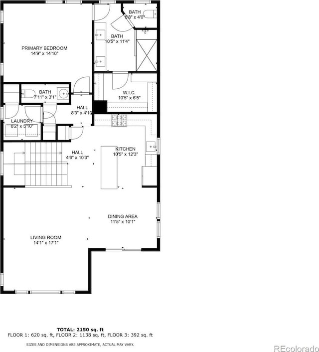 16762 Tejon Ln, Broomfield, CO 80023 - floor plan / room layout