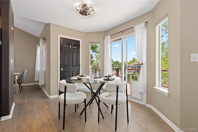 2043 Fendlebrush St, Highlands Ranch, CO 80129 - dining space featuring light wood finished floors and baseboards