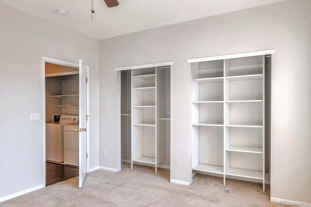 14251 E 1st Dr Unit 308, Aurora, CO 80011 - closet with separate washer and dryer
