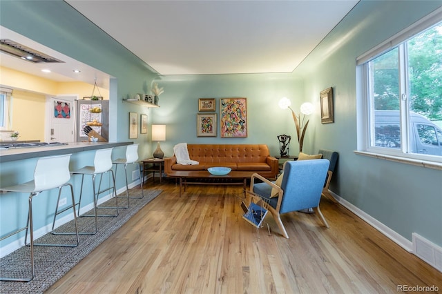 4891 Depew St, Denver, CO 80212 - living area featuring wood finished floors and baseboards