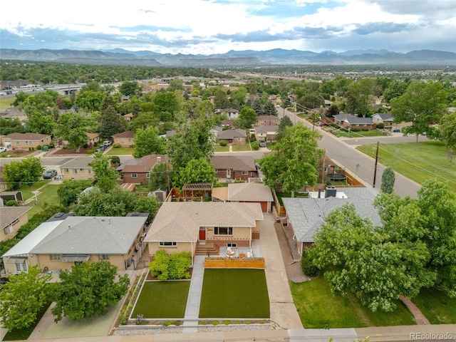 4891 Depew St, Denver, CO 80212 - aerial perspective of suburban area with mountains