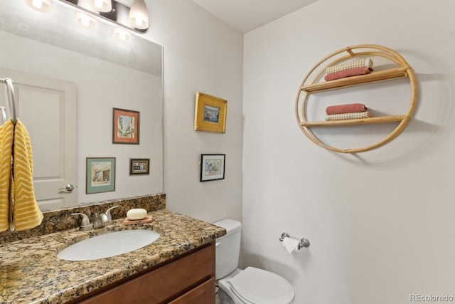 5703 Canyon Reserve Hts, Colorado Springs, CO 80919 - half bath with vanity and toilet